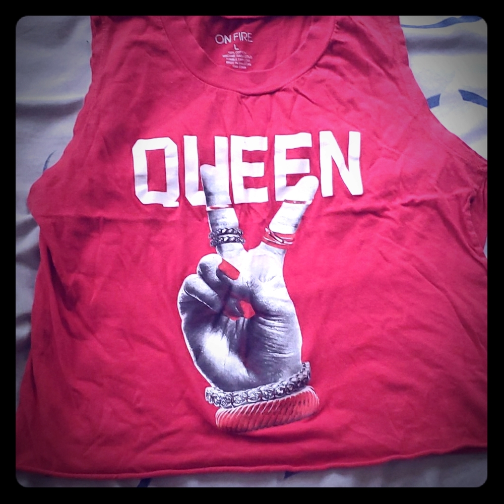 Shirt-crop top